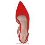 bombas | 27 editar bomba felicia 60D4P0143 Naturalizer mujer cuero rojo amapola retro - Imagen 4