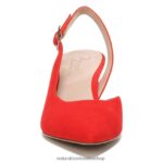 bombas | 27 editar bomba felicia 60D4P0143 Naturalizer mujer cuero rojo amapola retro - Imagen 5