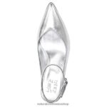bombas | bomba eliya 60D4P0670 Naturalizer mujer cuero plateado - Imagen 4