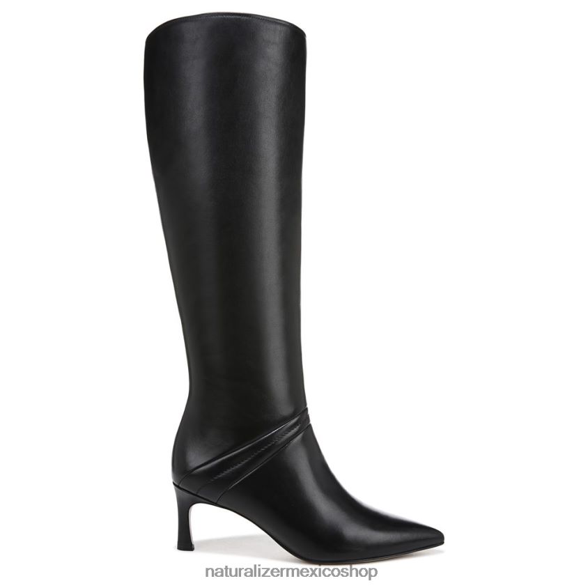 botas | 27 edit falencia bota de vestir hasta la rodilla 60D4P0247 Naturalizer mujer cuero negro - Imagen 2