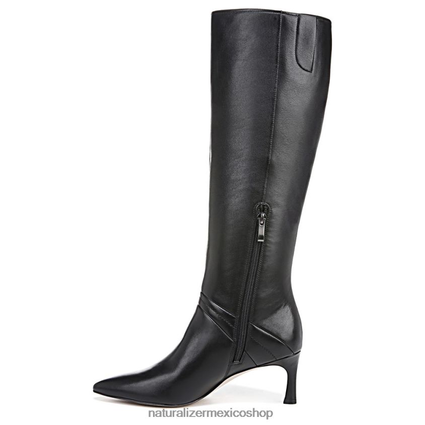 botas | 27 edit falencia bota de vestir hasta la rodilla 60D4P0247 Naturalizer mujer cuero negro - Imagen 3