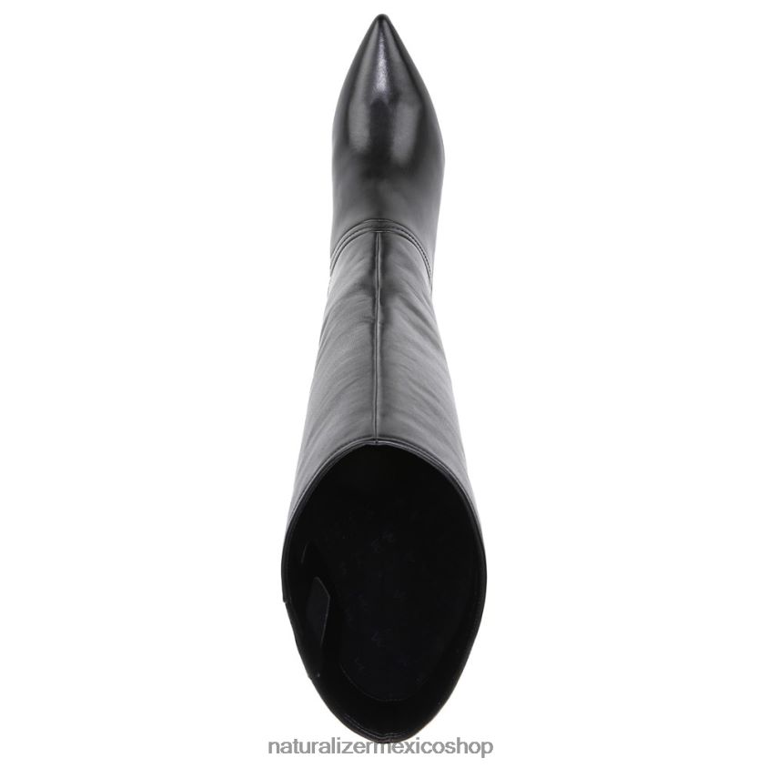 botas | 27 edit falencia bota de vestir hasta la rodilla 60D4P0247 Naturalizer mujer cuero negro - Imagen 4