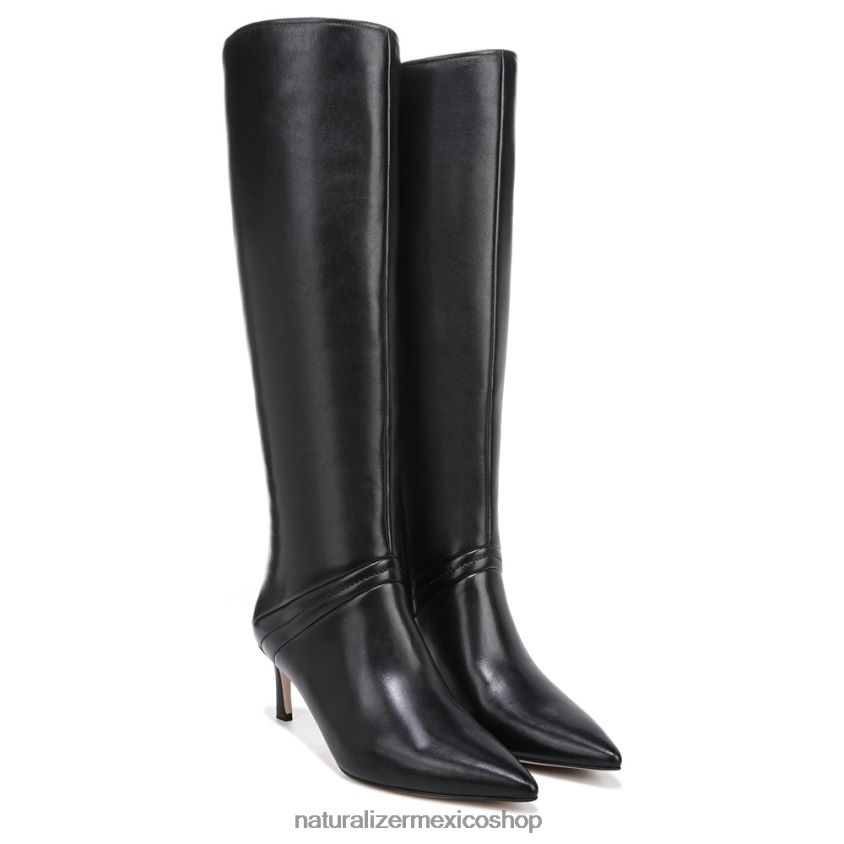 botas | 27 edit falencia bota de vestir hasta la rodilla 60D4P0247 Naturalizer mujer cuero negro - Imagen 1