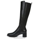 botas | bota alta hasta la rodilla de pantorrilla ancha brent 60D4P0228 Naturalizer mujer cuero negro - Imagen 3