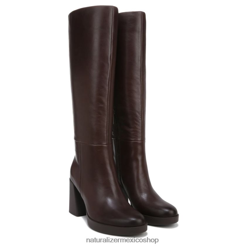 botas | bota alta hasta la rodilla gen n align 60D4P0375 Naturalizer mujer cuero de chocolate - Imagen 1