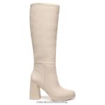 botas | bota alta hasta la rodilla gen n align 60D4P0376 Naturalizer mujer cuero granulado beige porcelana - Imagen 2