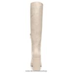 botas | bota alta hasta la rodilla gen n align 60D4P0376 Naturalizer mujer cuero granulado beige porcelana - Imagen 6