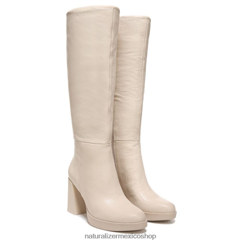 botas | bota alta hasta la rodilla gen n align 60D4P0376 Naturalizer mujer cuero granulado beige porcelana - Imagen 1