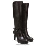 botas | bota alta hasta la rodilla taelynn 60D4P0649 Naturalizer mujer piel de serpiente marrón bosque