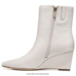 botas | bota cuña dario 60D4P0652 Naturalizer mujer cuero perlado satinado - Imagen 3