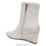 botas | bota cuña dario 60D4P0652 Naturalizer mujer cuero perlado satinado - Imagen 8