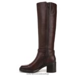 botas | bota de montar elliot 60D4P0636 Naturalizer mujer barra de chocolate de cuero - Imagen 3