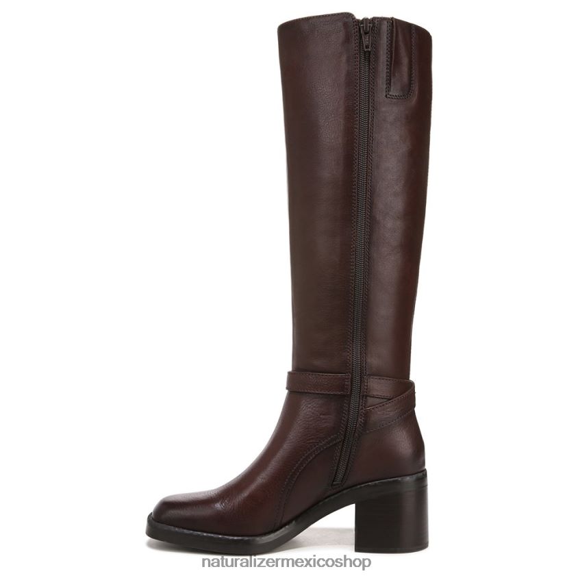 botas | bota de montar elliot 60D4P0636 Naturalizer mujer barra de chocolate de cuero - Imagen 3