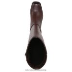 botas | bota de montar elliot 60D4P0636 Naturalizer mujer barra de chocolate de cuero - Imagen 4