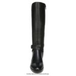 botas | bota de montar rena 60D4P0250 Naturalizer mujer cuero negro - Imagen 5