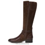 botas | bota de montar rena 60D4P0252 Naturalizer mujer barra de chocolate de cuero - Imagen 3