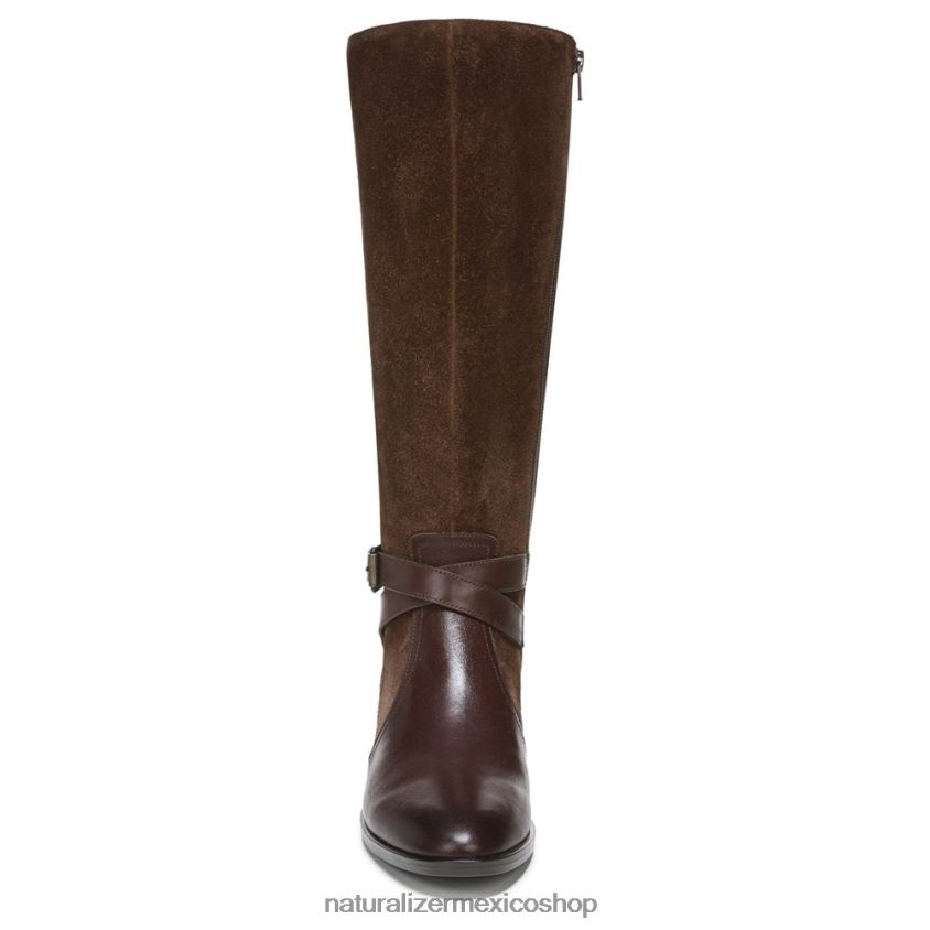 botas | bota de montar rena 60D4P0252 Naturalizer mujer barra de chocolate de cuero - Imagen 4