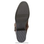botas | bota de montar rena 60D4P0252 Naturalizer mujer barra de chocolate de cuero - Imagen 6