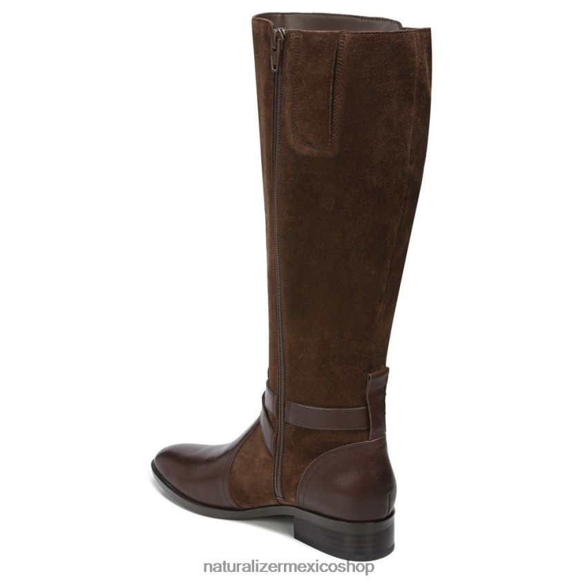 botas | bota de montar rena 60D4P0252 Naturalizer mujer barra de chocolate de cuero - Imagen 7