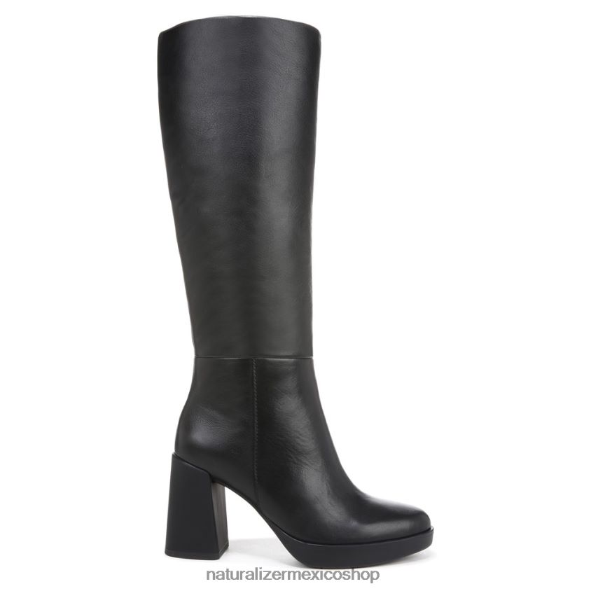 botas | bota de pantorrilla ancha gen n align 60D4P0630 Naturalizer mujer cuero negro - Imagen 2