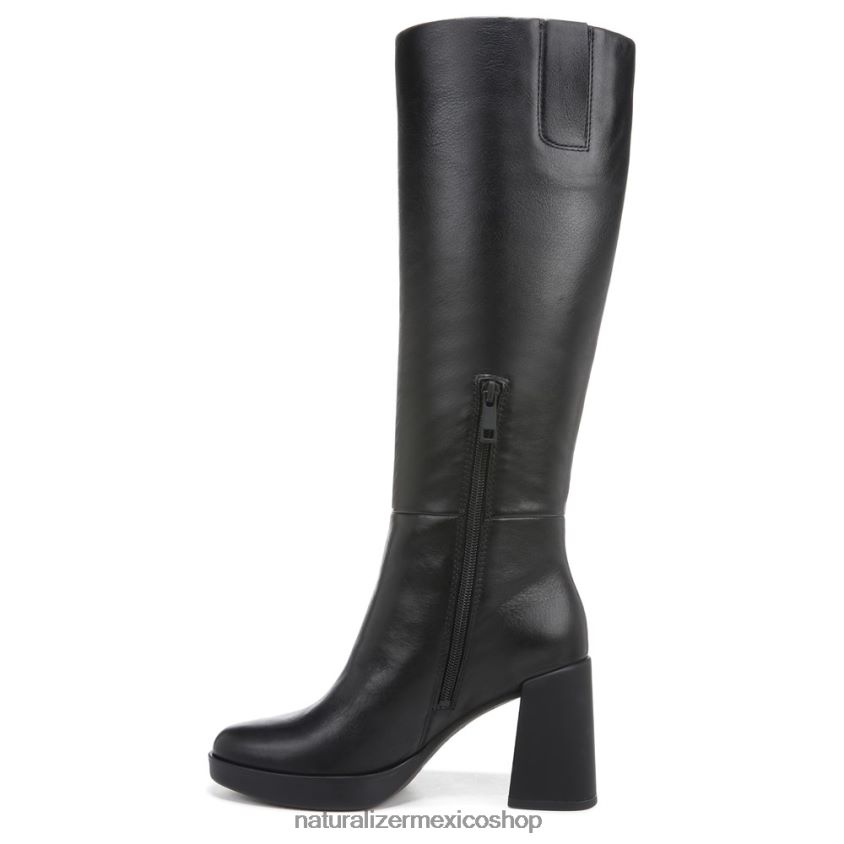 botas | bota de pantorrilla ancha gen n align 60D4P0630 Naturalizer mujer cuero negro - Imagen 3
