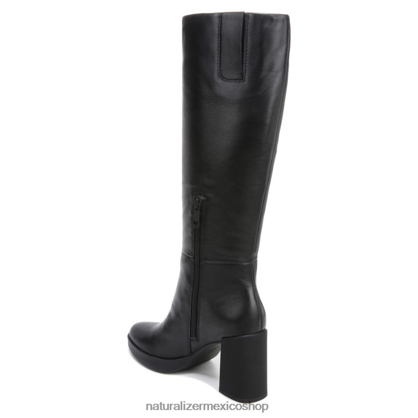 botas | bota de pantorrilla ancha gen n align 60D4P0630 Naturalizer mujer cuero negro - Imagen 8