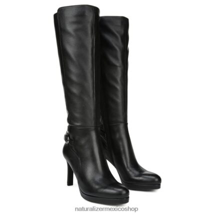 botas | bota de vestir de pantorrilla ancha tai 60D4P0686 Naturalizer mujer cuero negro