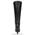 botas | bota de vestir de pantorrilla ancha tai 60D4P0686 Naturalizer mujer cuero negro - Imagen 6
