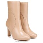 botas | bota harlene 60D4P0631 Naturalizer mujer crema brulée de cuero