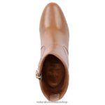 botas | bota harlene 60D4P0632 Naturalizer mujer cuero de té inglés - Imagen 4