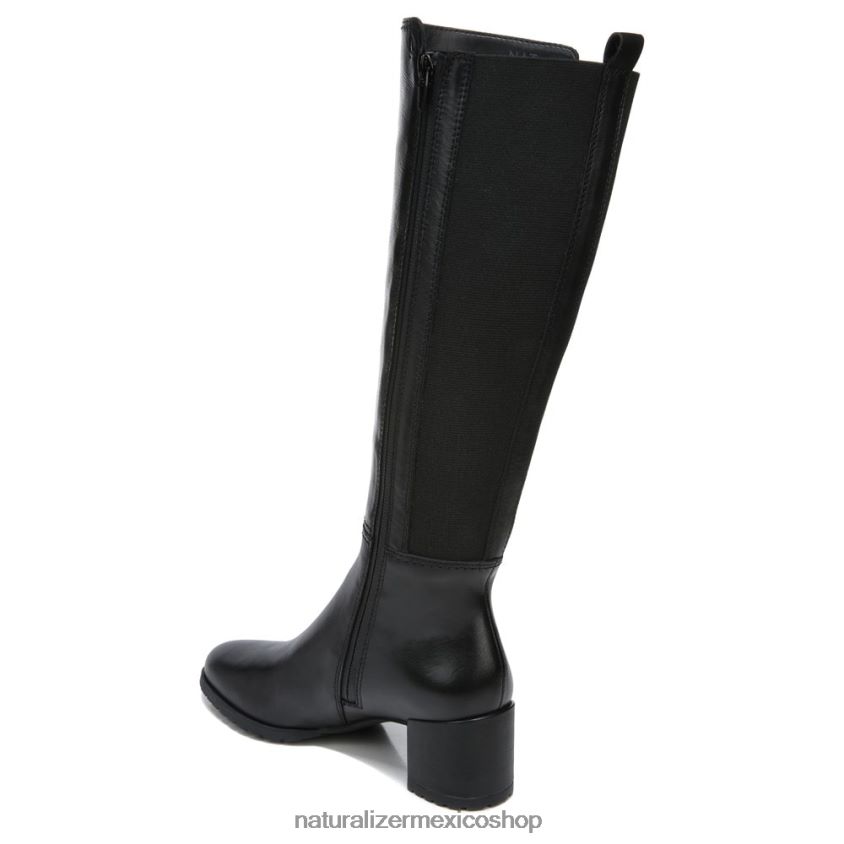 botas | bota impermeable hasta la rodilla brent 60D4P0240 Naturalizer mujer cuero negro - Imagen 8