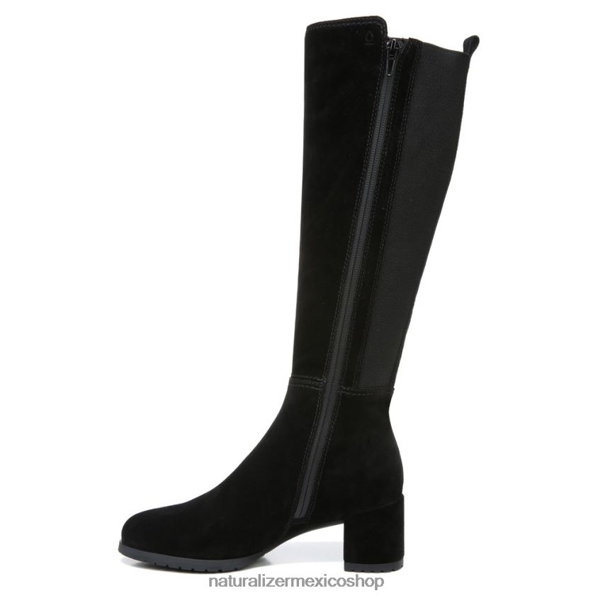 botas | bota impermeable hasta la rodilla brent 60D4P0241 Naturalizer mujer ante negro - Imagen 3