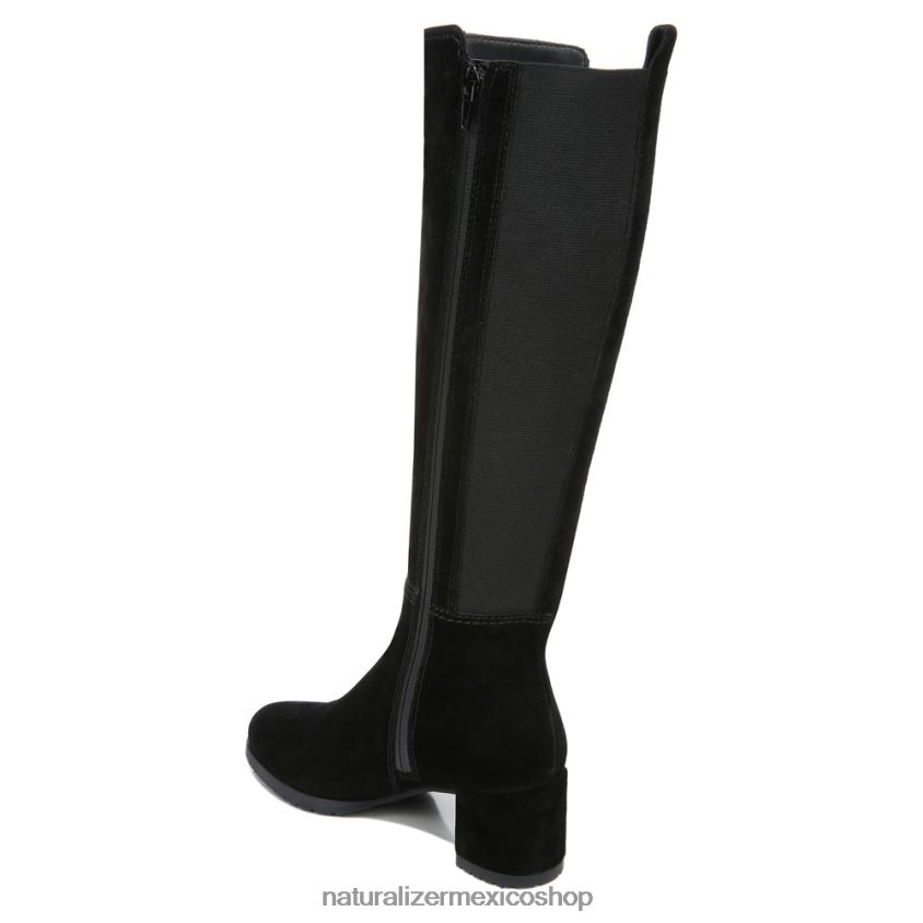 botas | bota impermeable hasta la rodilla brent 60D4P0241 Naturalizer mujer ante negro - Imagen 8