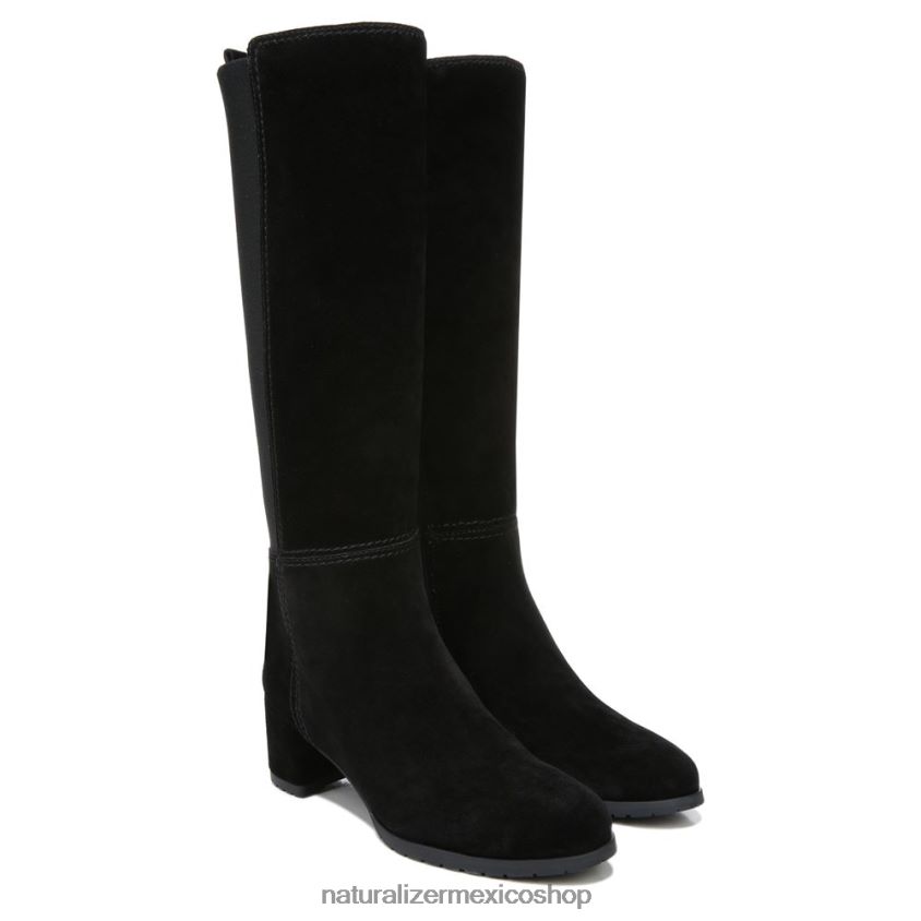 botas | bota impermeable hasta la rodilla brent 60D4P0241 Naturalizer mujer ante negro - Imagen 1