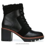 botas | bota impermeable val 60D4P0668 Naturalizer mujer ante negro/cuero - Imagen 2
