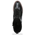 botas | bota impermeable val 60D4P0668 Naturalizer mujer ante negro/cuero - Imagen 4