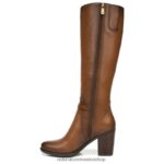 botas | bota kalina de pantorrilla ancha hasta la rodilla 60D4P0256 Naturalizer mujer cuero de especias de sidra - Imagen 3