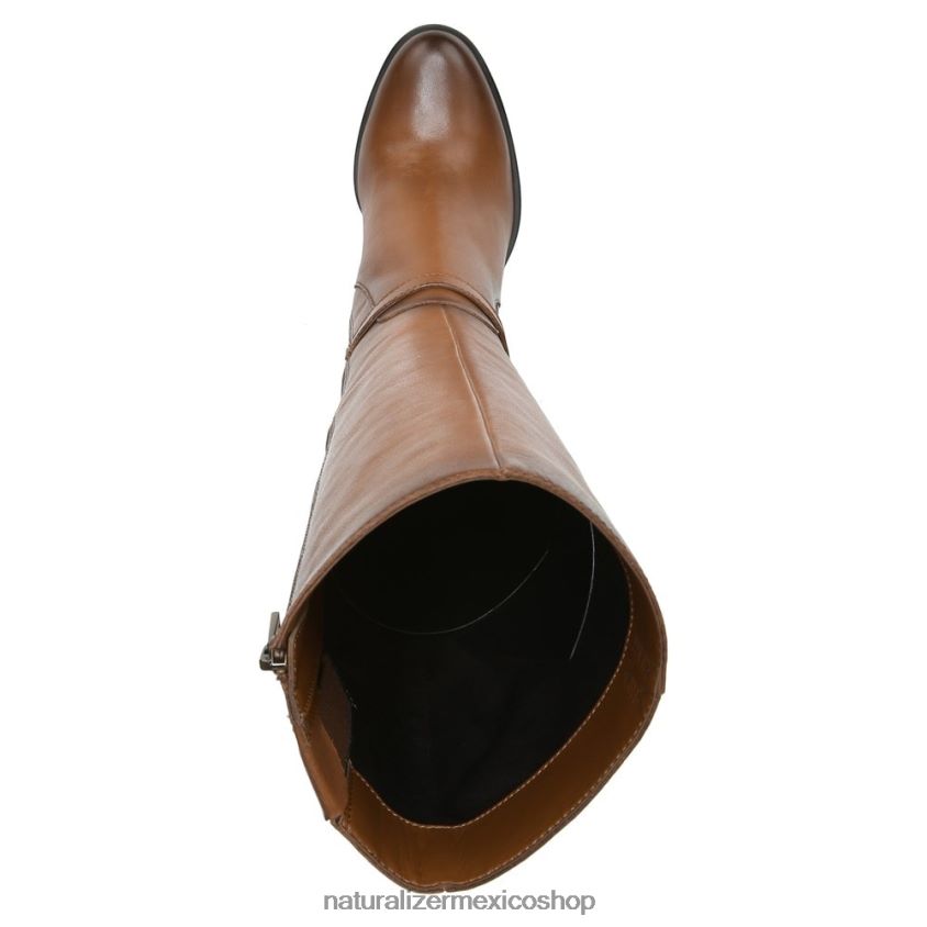 botas | bota kalina de pantorrilla ancha hasta la rodilla 60D4P0256 Naturalizer mujer cuero de especias de sidra - Imagen 4