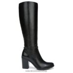 botas | bota kalina de pantorrilla ancha hasta la rodilla 60D4P0257 Naturalizer mujer cuero negro - Imagen 2