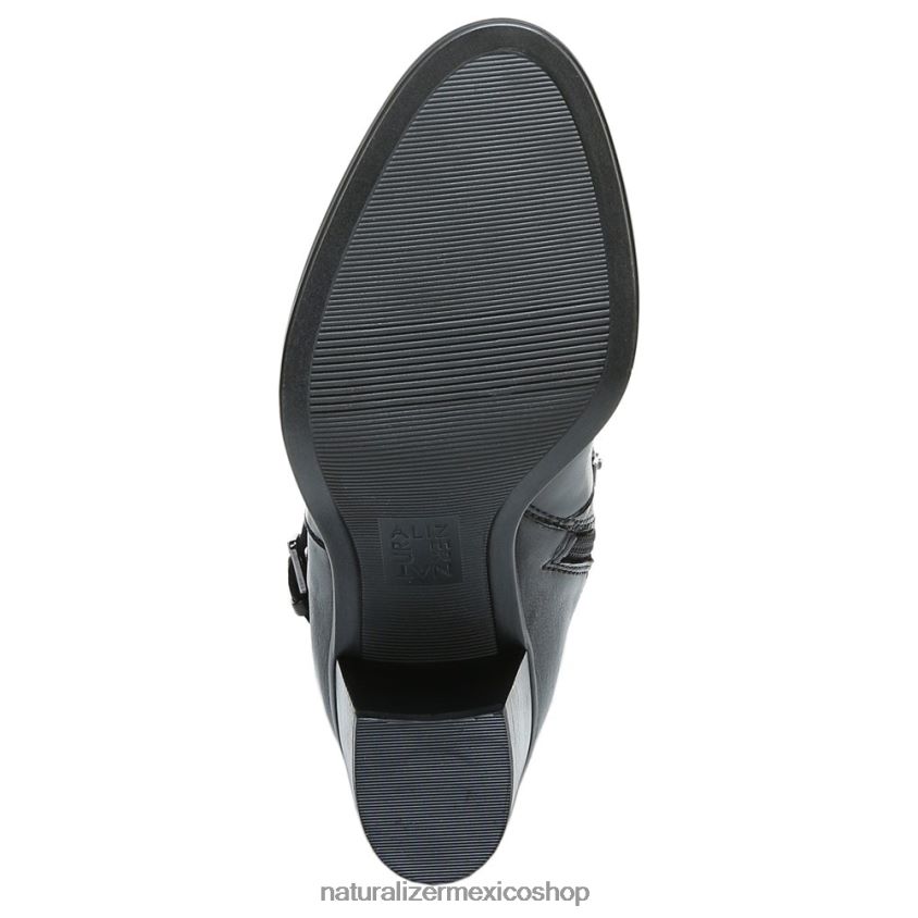 botas | bota kalina de pantorrilla ancha hasta la rodilla 60D4P0257 Naturalizer mujer cuero negro - Imagen 7