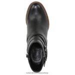 botas | bota lira 60D4P0656 Naturalizer mujer cuero negro - Imagen 4