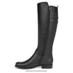 botas | botas hasta la rodilla de pantorrilla ancha jessie 60D4P0271 Naturalizer mujer cuero negro - Imagen 3