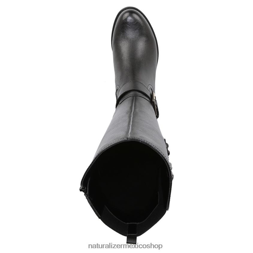 botas | botas hasta la rodilla de pantorrilla ancha jessie 60D4P0271 Naturalizer mujer cuero negro - Imagen 4