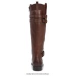 botas | botas hasta la rodilla de pantorrilla ancha jessie 60D4P0272 Naturalizer mujer barra de chocolate de cuero - Imagen 6