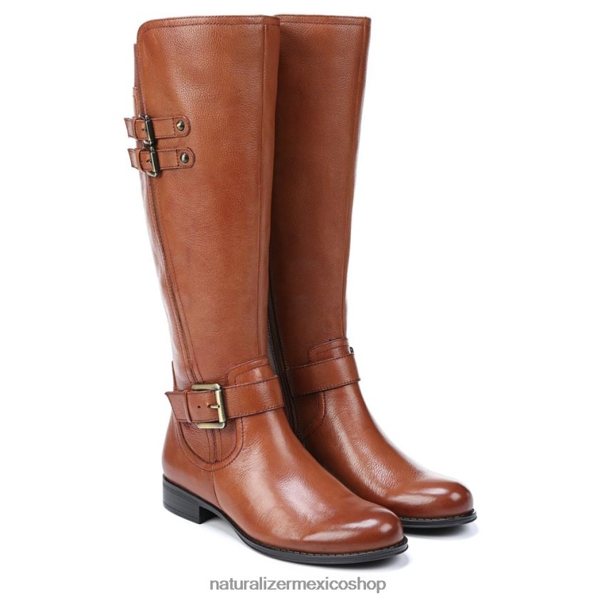 botas | botas hasta la rodilla de pantorrilla ancha jessie 60D4P0273 Naturalizer mujer cuero de pan de plátano - Imagen 1