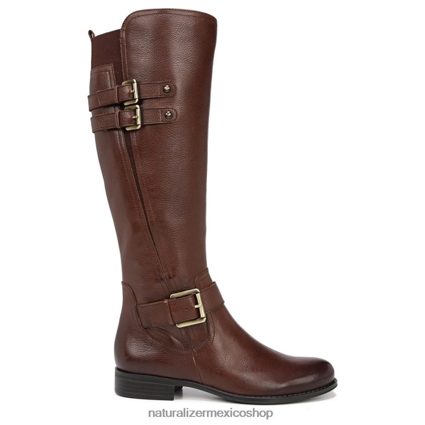 botas | botas hasta la rodilla jessie 60D4P0278 Naturalizer mujer barra de chocolate de cuero - Imagen 2