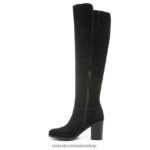botas | botas por encima de la rodilla kyrie 60D4P0284 Naturalizer mujer cuero negro - Imagen 3