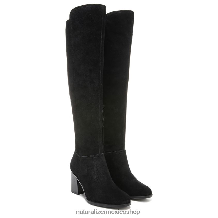 botas | botas por encima de la rodilla kyrie 60D4P0284 Naturalizer mujer cuero negro - Imagen 1