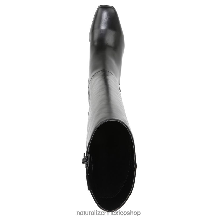botas | botas waylon de pantorrilla ancha hasta la rodilla 60D4P0600 Naturalizer mujer sintético texturizado negro - Imagen 4