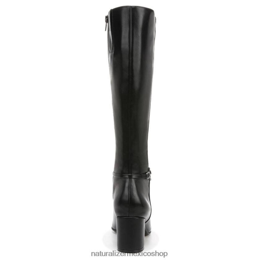 botas | botas waylon de pantorrilla ancha hasta la rodilla 60D4P0600 Naturalizer mujer sintético texturizado negro - Imagen 6